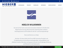 Tablet Screenshot of hbv-beton.de